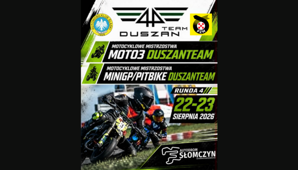4th round of the Silesian Motorcycle Championships on August 22–23!